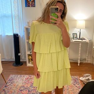 English Factory Tiered Dress